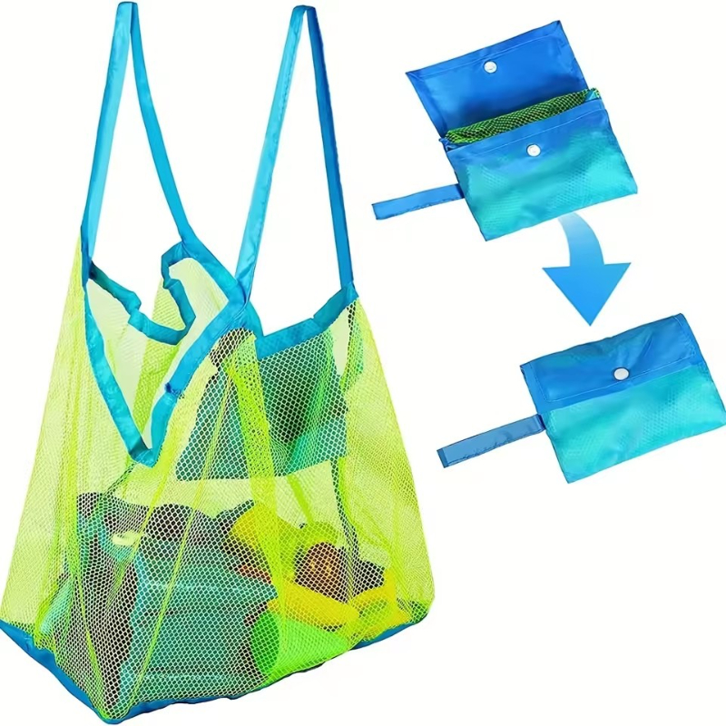 Kids Storage Toys - Children Sand Away Protable Mesh Bag