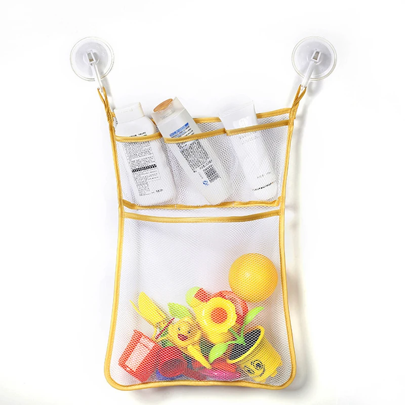 Kids Storage Toys - Shower Bath Toys White Pink Baby