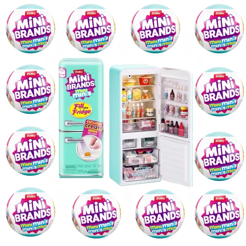 Kids Toys Brand - New ZURU Mini Brands Refrigerator Ball
