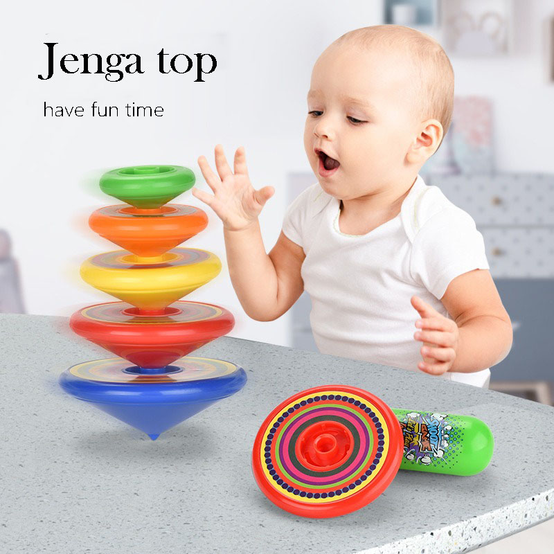 Kids Toys Under £5 - Stacking Spinning Top Toy For Kids