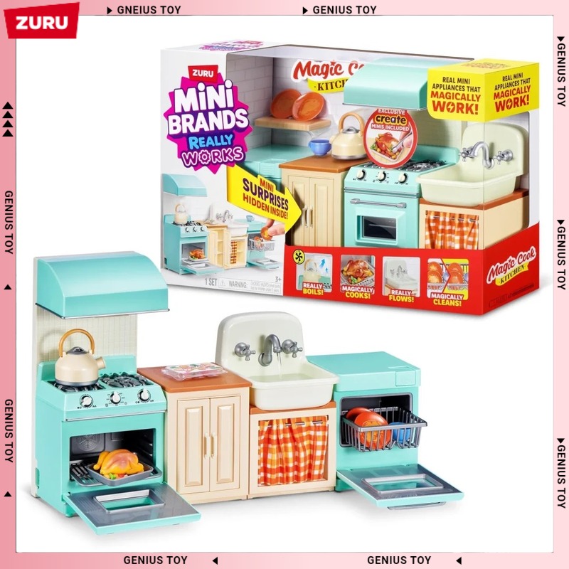 Sandbox Play Set - Zuru Mini Brands Magic Cook Kitchen