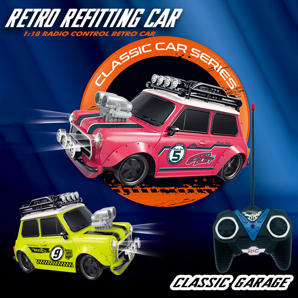 Kids' Toys Channel - 1:18 Retro Refitting MINI Car 4