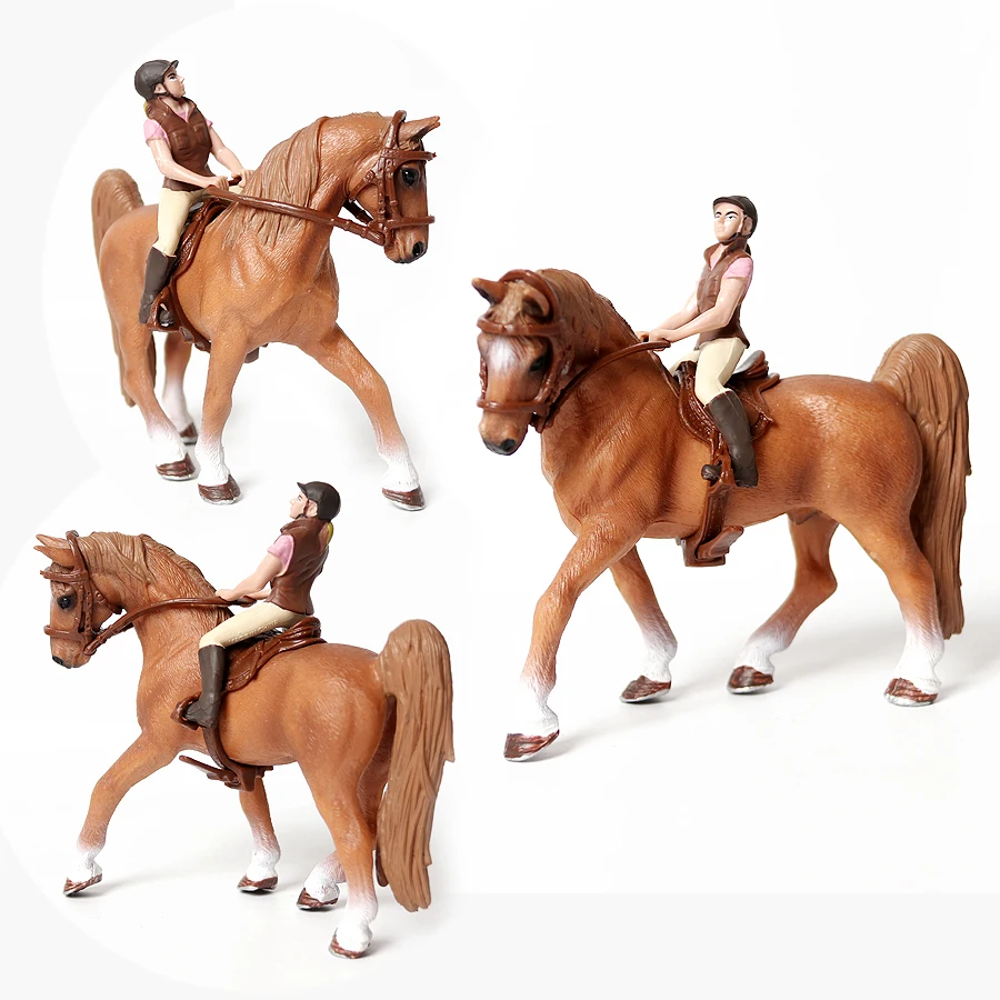 Sandbox Play Set - Toy horses Equestrian Rider Horse Playset