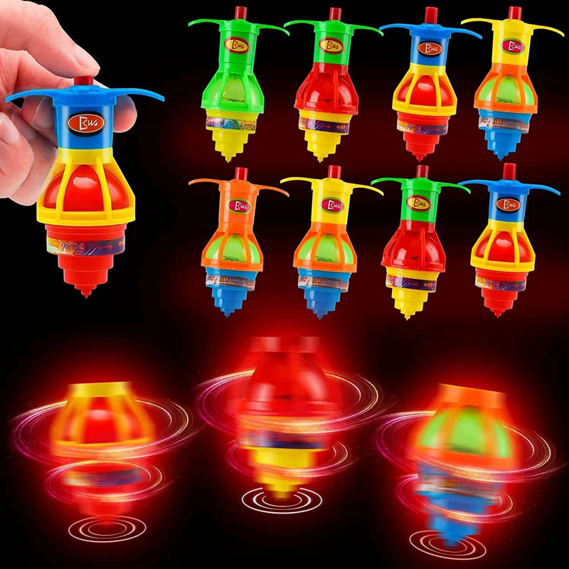 Kids Toys 10 Year Old - 10-20PC Glow Rotating Gyro Kid Toys