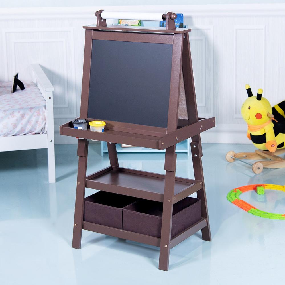 Kids Art Easel - Kids Standing Art Easel With 2