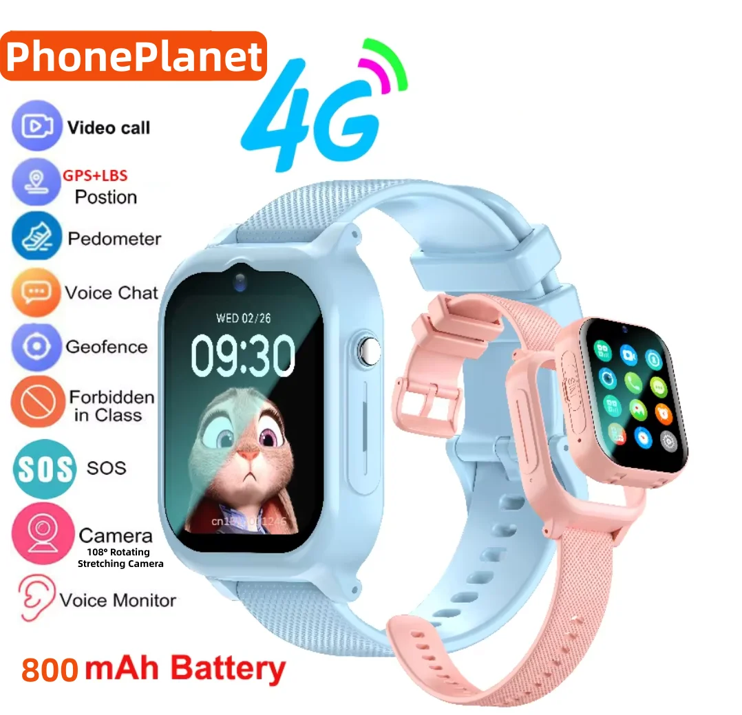 Kids Smartwatch Gps - 4G Kids Smart Watch with GPS
