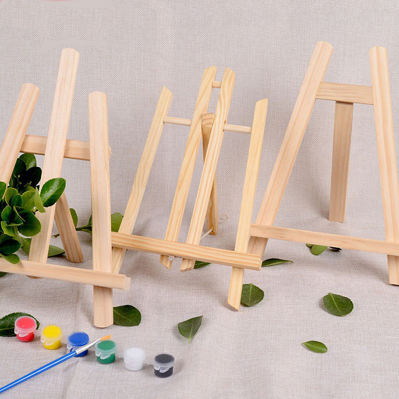 Kids Art Easel - Oil Painting Stand Flat Stand Wooden