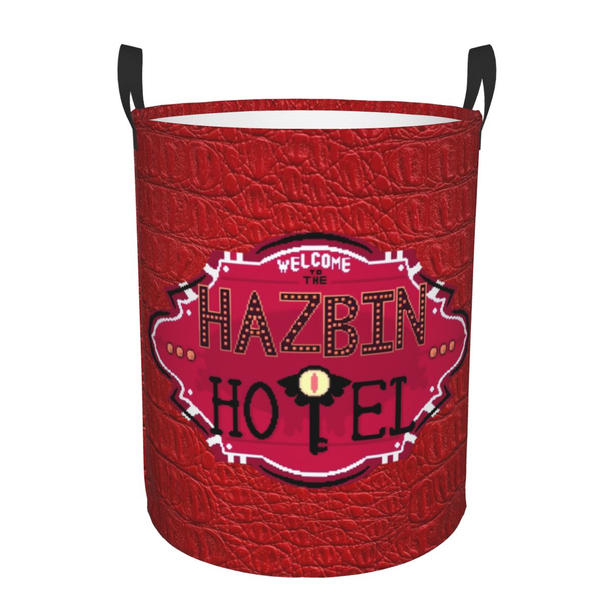 Kids Toys Logo - Custom Hazbin Hotels Logo Laundry Basket