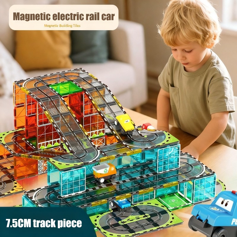 Creative Magnetism Electric Ra - Kids Toys Electric Car review and price