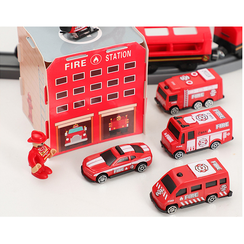 DIY Red Plastic Train Track Se - Kids Toys Brand review and price