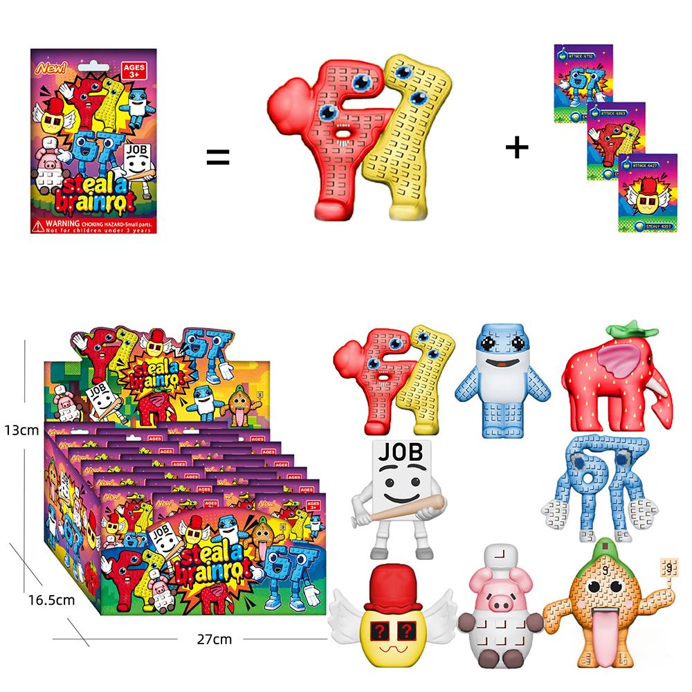 8Pcs/Set Steal A Brainrot Blin - Sandbox Play Set review and price