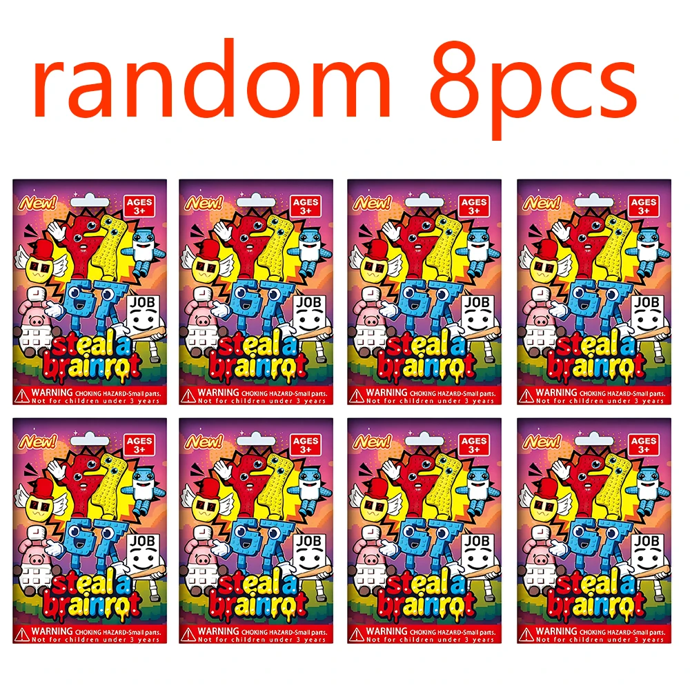 8Pcs/Set Steal A Brainrot Blin - Sandbox Play Set review and price