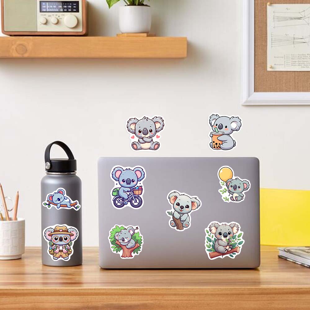 Cartoon Koala Animal Stickers  - Kids Toys Laptop review and price
