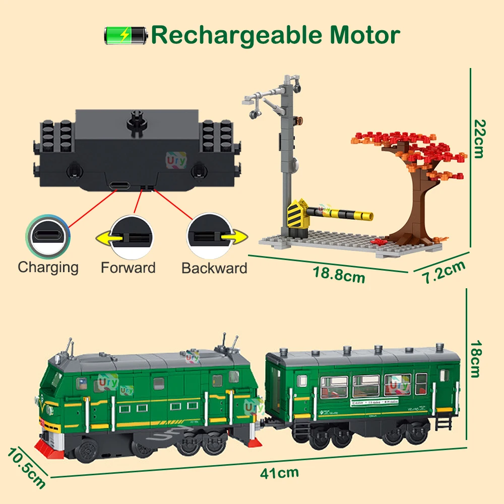 Technical Retro Green Steam Tr - Kids Toys Electric Car review and price