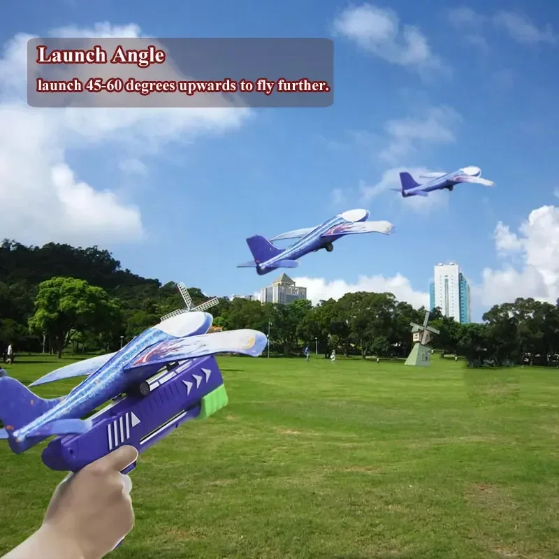 Kids 24/34cm Foam Plane Toy Gu - Catapult Launcher Toy review and price