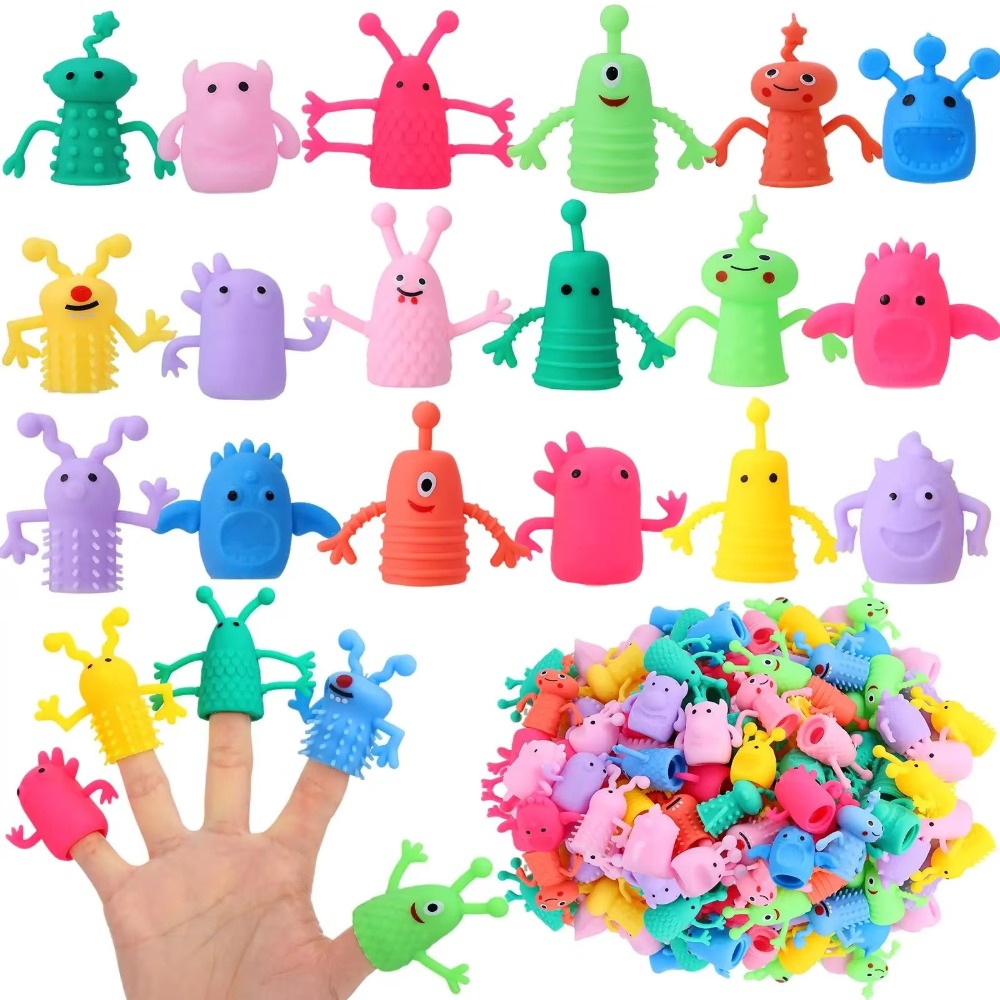 10pcs Funny Soft Rubber Finger - Kids Toys Dinosaur review and price