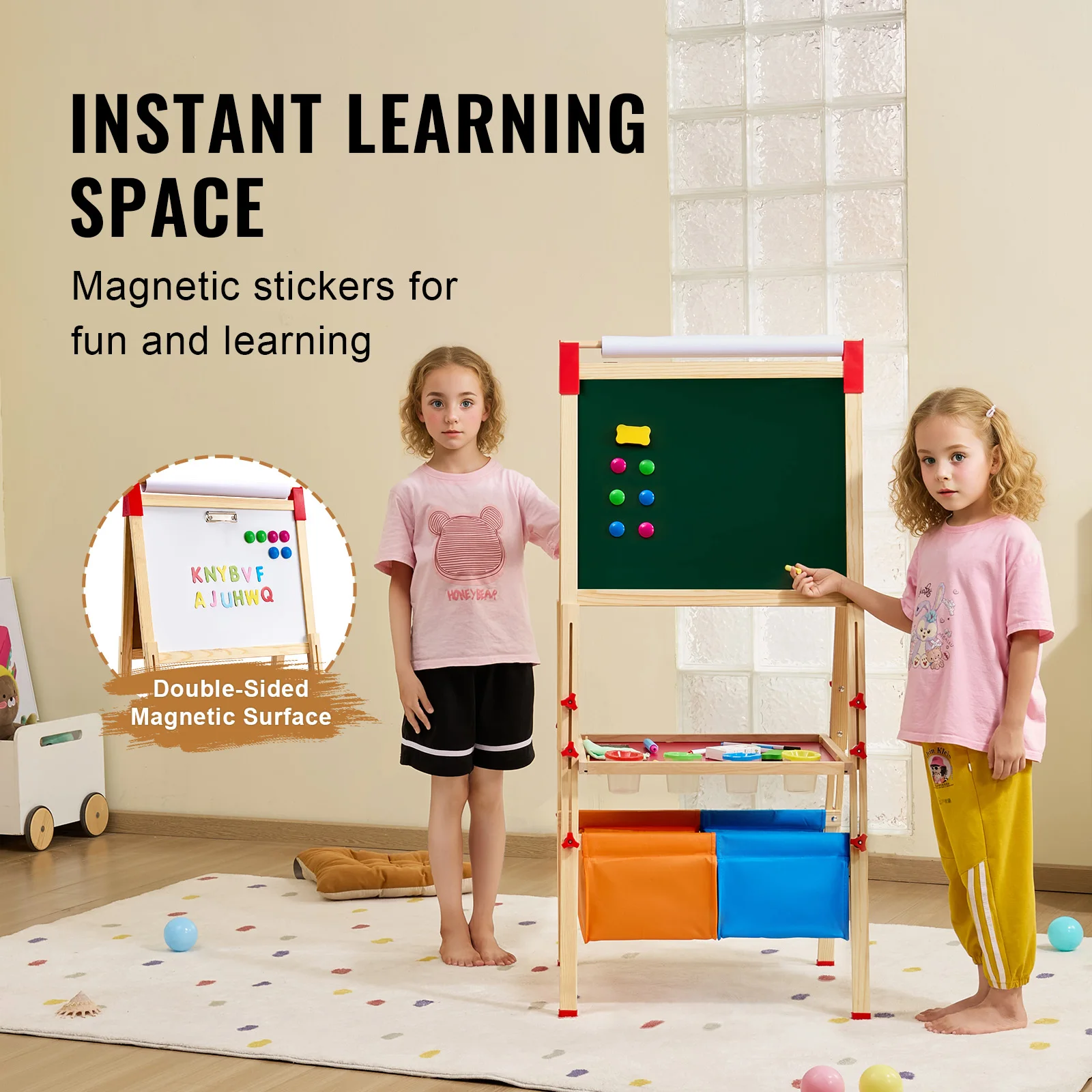 for Kids Girl SucceBuy Childre - Kids Art Easel review and price