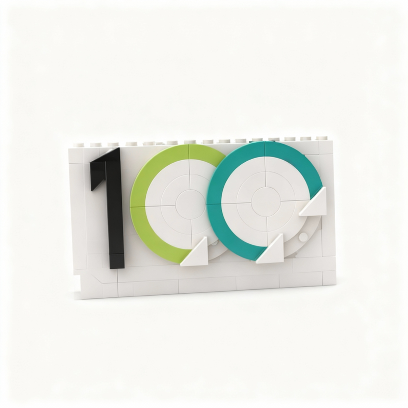 100pcs MOC Logo Years PHOENIX  - Kids Toys Logo review and price