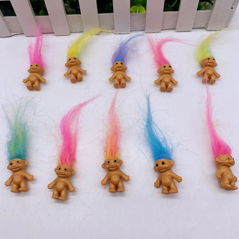 5/10pcs mini long hair clown d - Kids Toys Under £5 review and price
