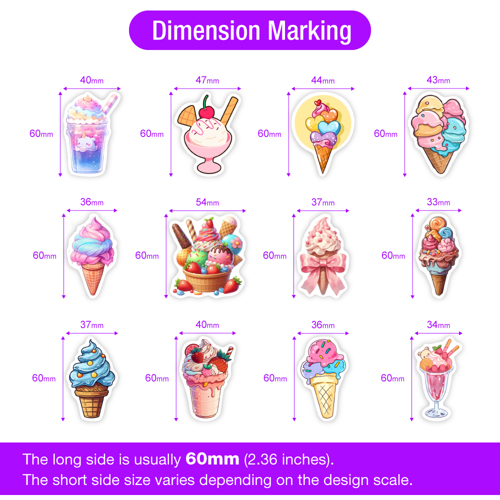 Summer Ice Cream Stickers Cool - Kids Toys Laptop review and price