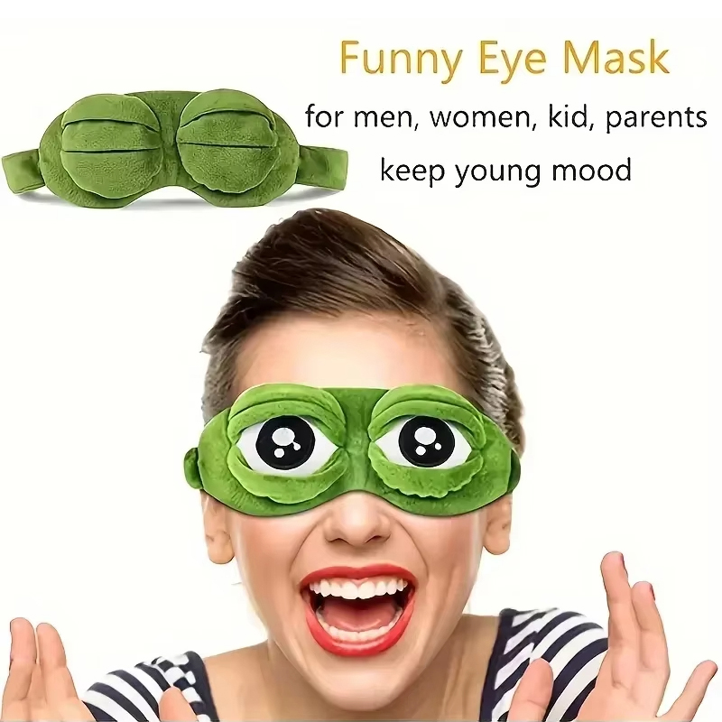 Frog shaped eye mask Party gam - Soft Plush Doll review and price