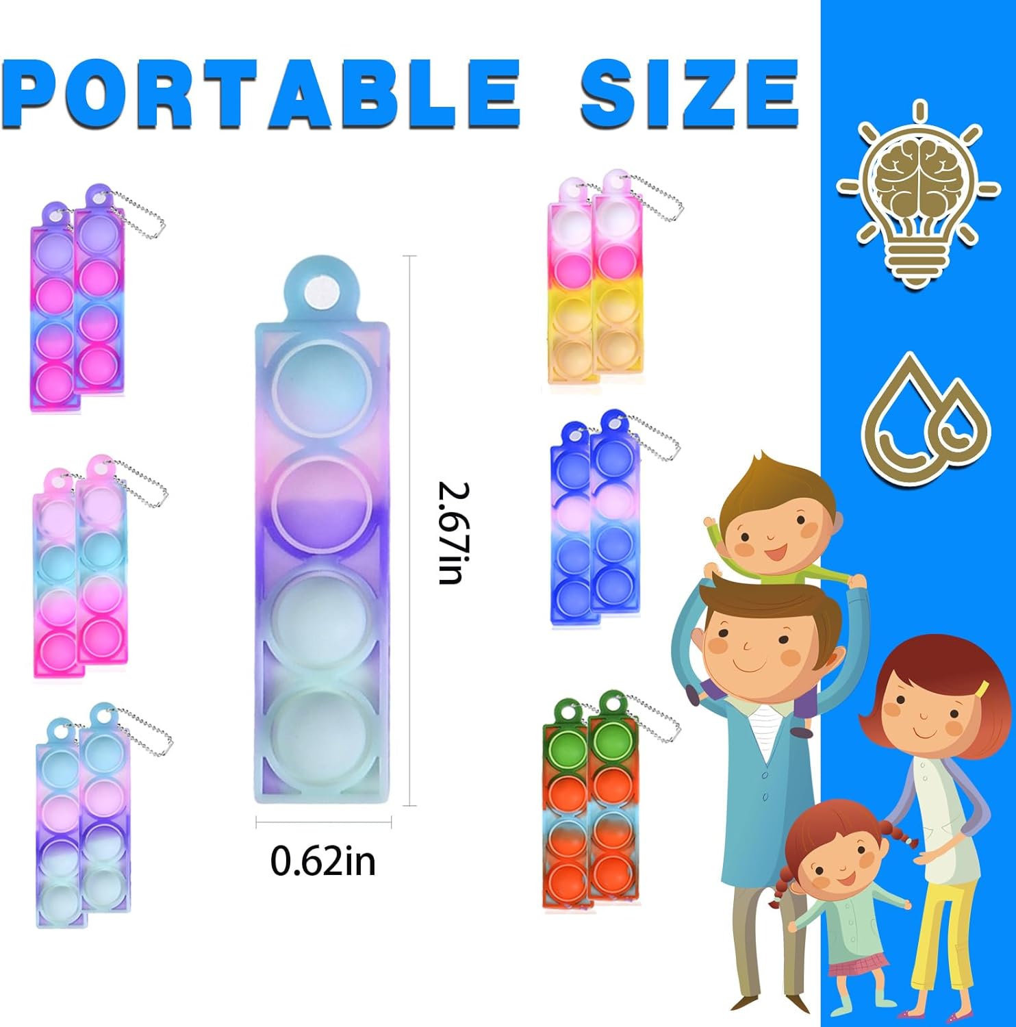 10/20/30/80/150 Pcs Mini Pop K - Kids Toys 10 Year Old review and price