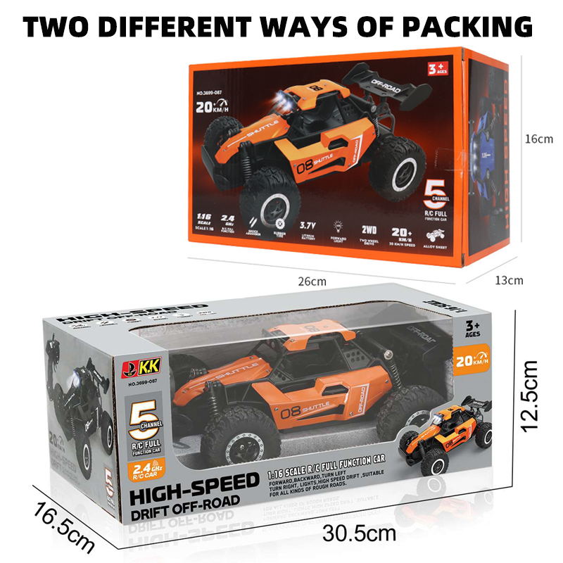 1:16 High-Speed RC Car 2.4G 20 - Kids' Toys Channel review and price