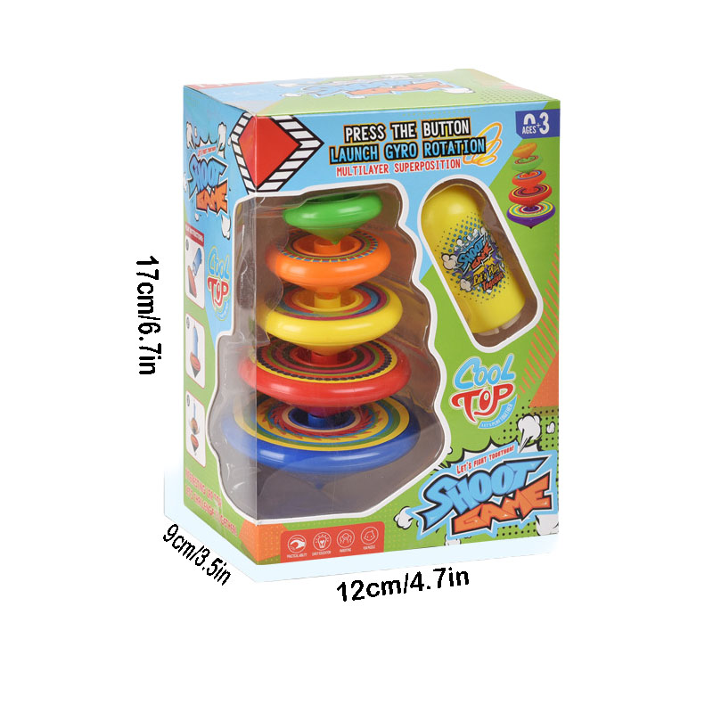 Stacking Spinning Top Toy For  - Kids Toys Under £5 review and price