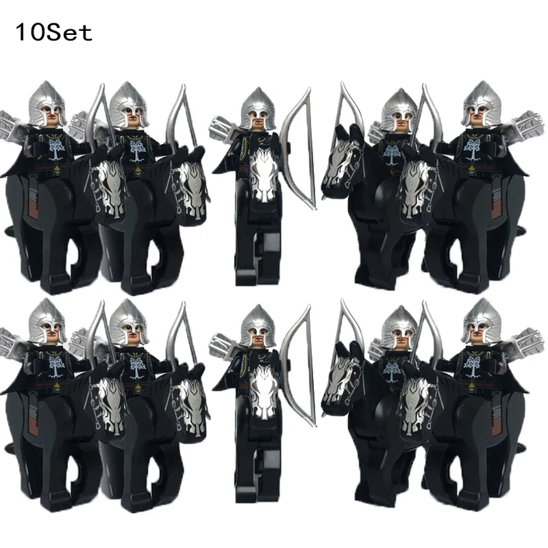 10 Sets Medieval Knights Dark  - Kids Toys 10 Year Old review and price