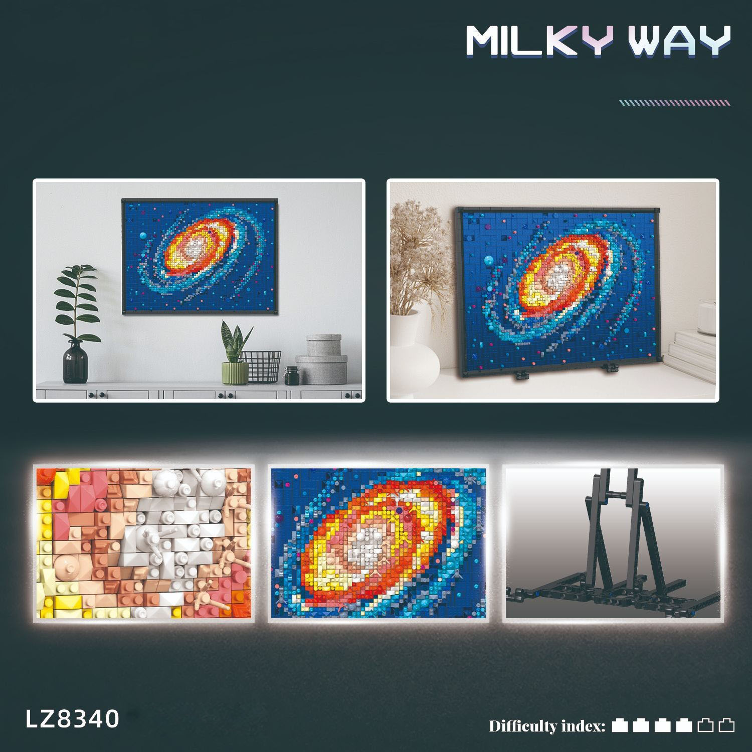 Idea Painting Block Pixel Art  - Kids Art Easel review and price