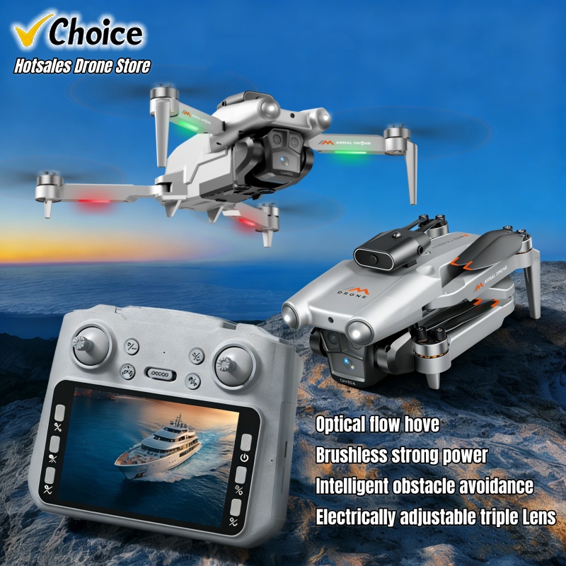 M6 Drone 8K Triple HD Lens 4.5 - Kids Toys Quad review and price
