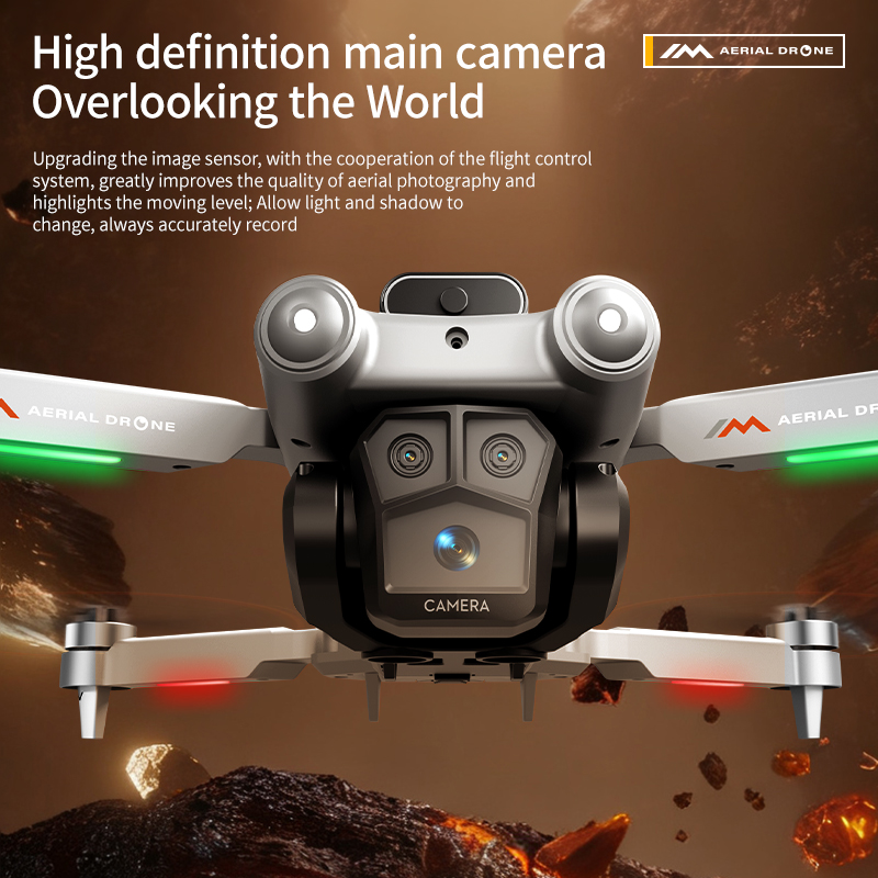 M6 Drone 8K Triple HD Lens 4.5 - Kids Toys Quad review and price