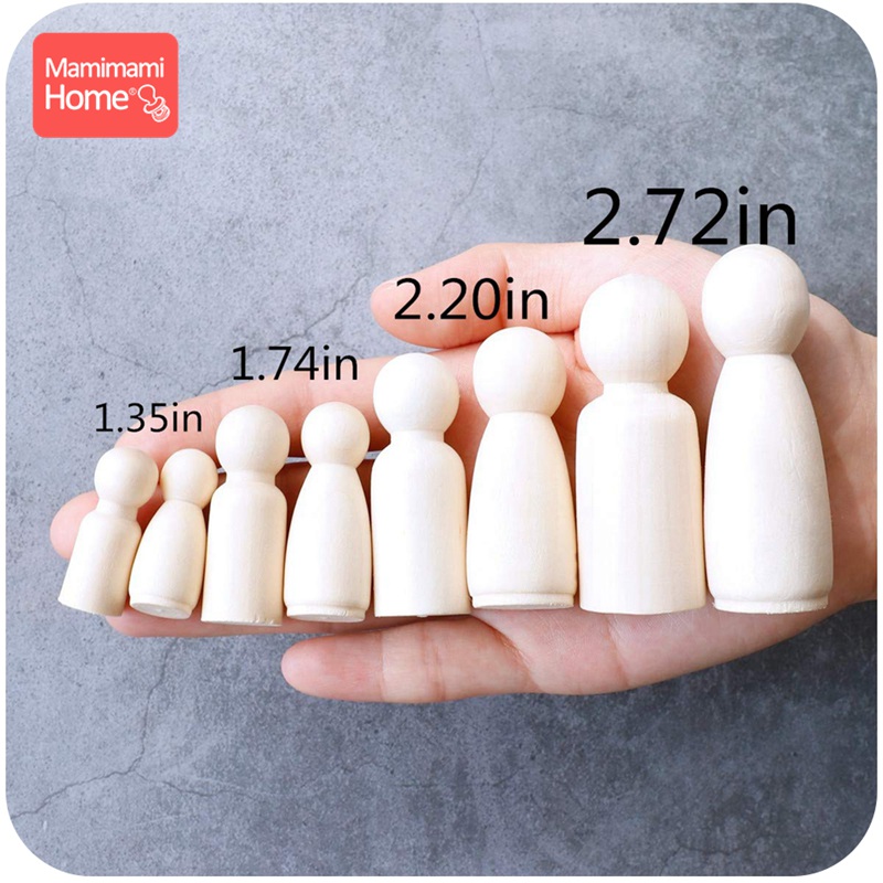 10PCS 55mm Peg Dolls Men And W - Kids Toys Logo review and price