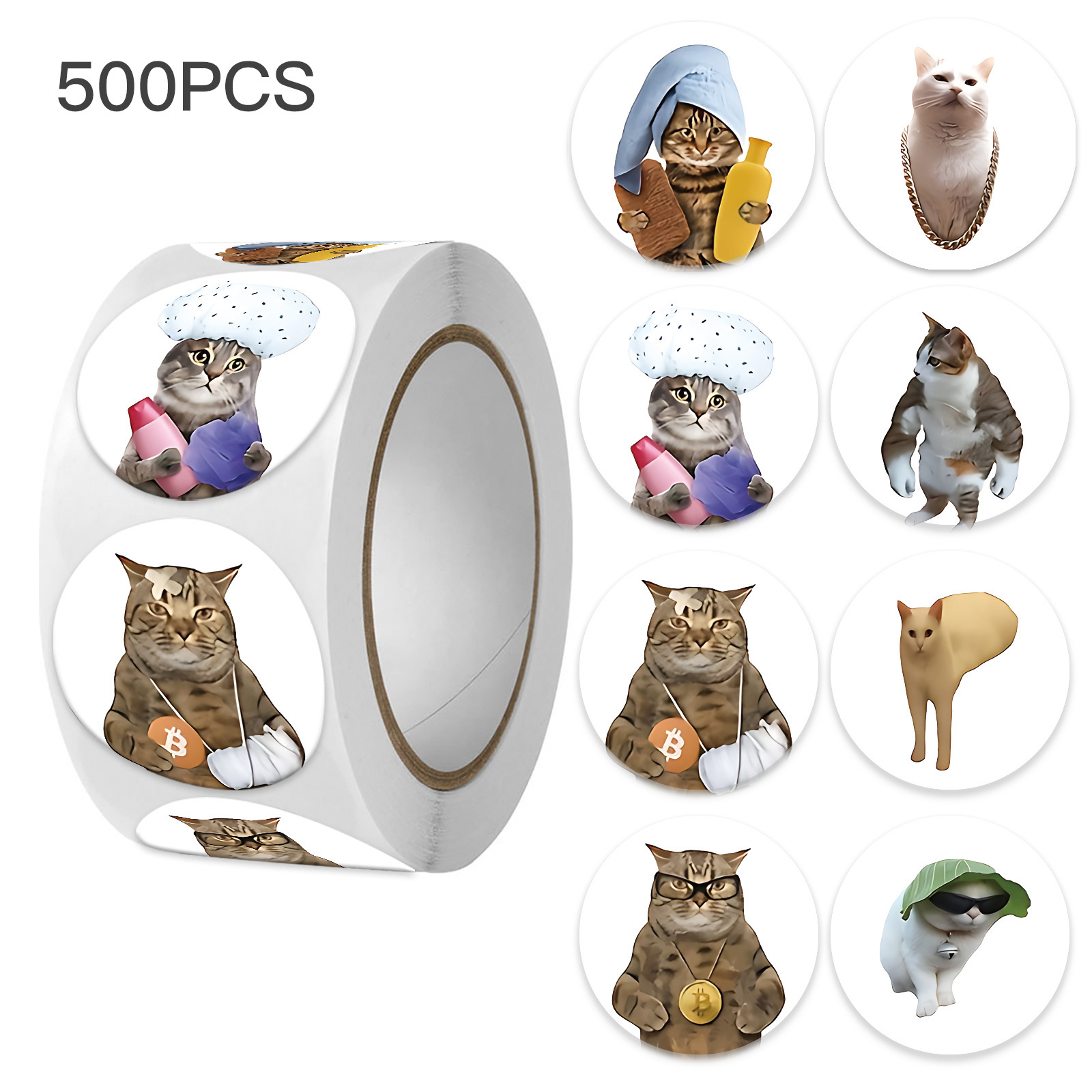 100-500pcs Funny Cat Graffiti  - Kids Toys Laptop review and price