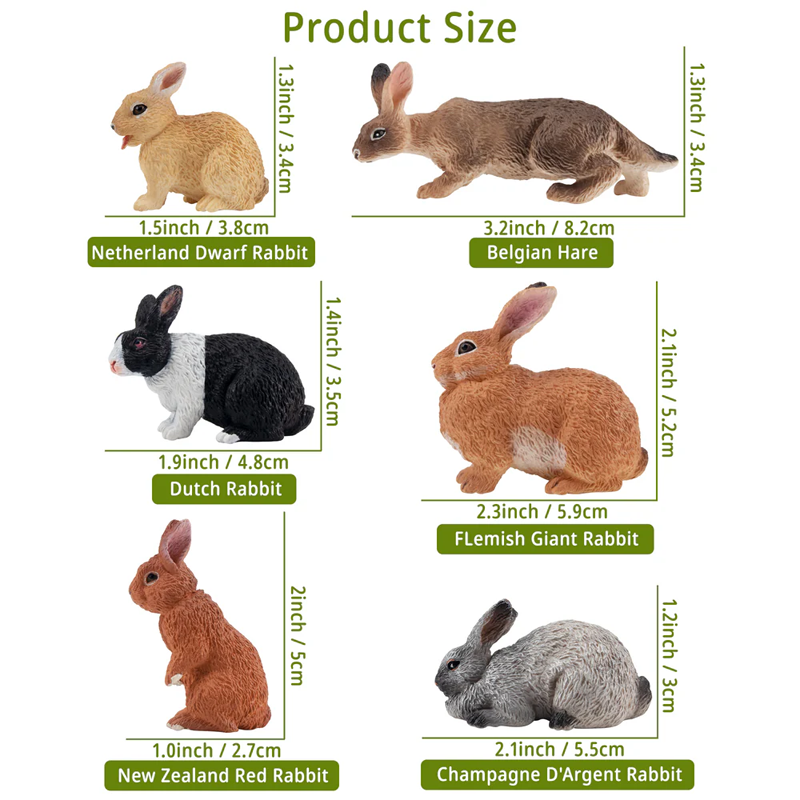 12Pcs Simulation Rabbit Farm A - Sandbox Play Set review and price