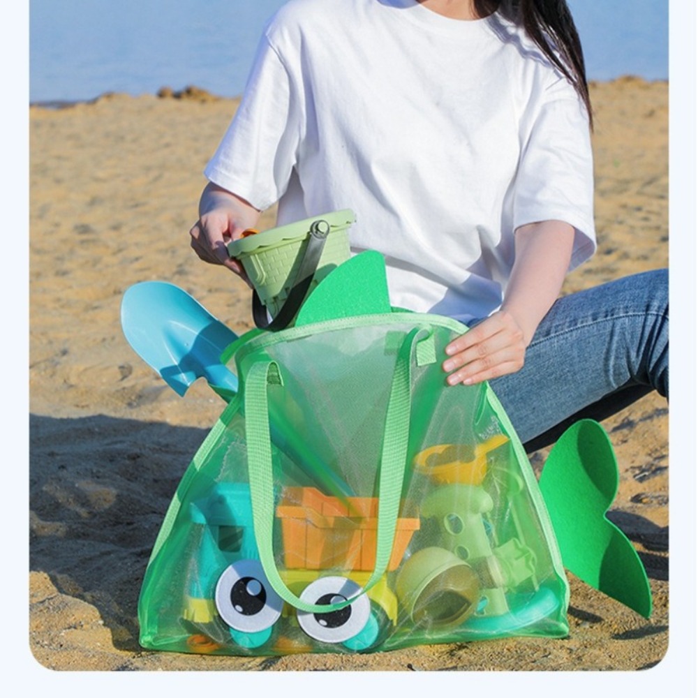 Kids Mesh Beach Bags Colorful  - Kids Storage Toys review and price