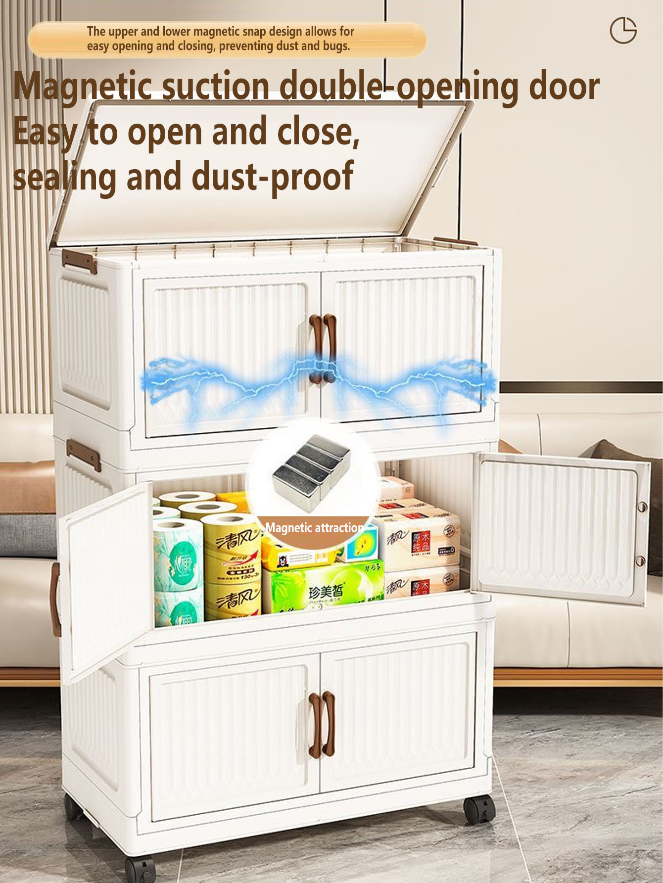 Foldable Plastic Storage Cabin - Kids Storage Toys review and price