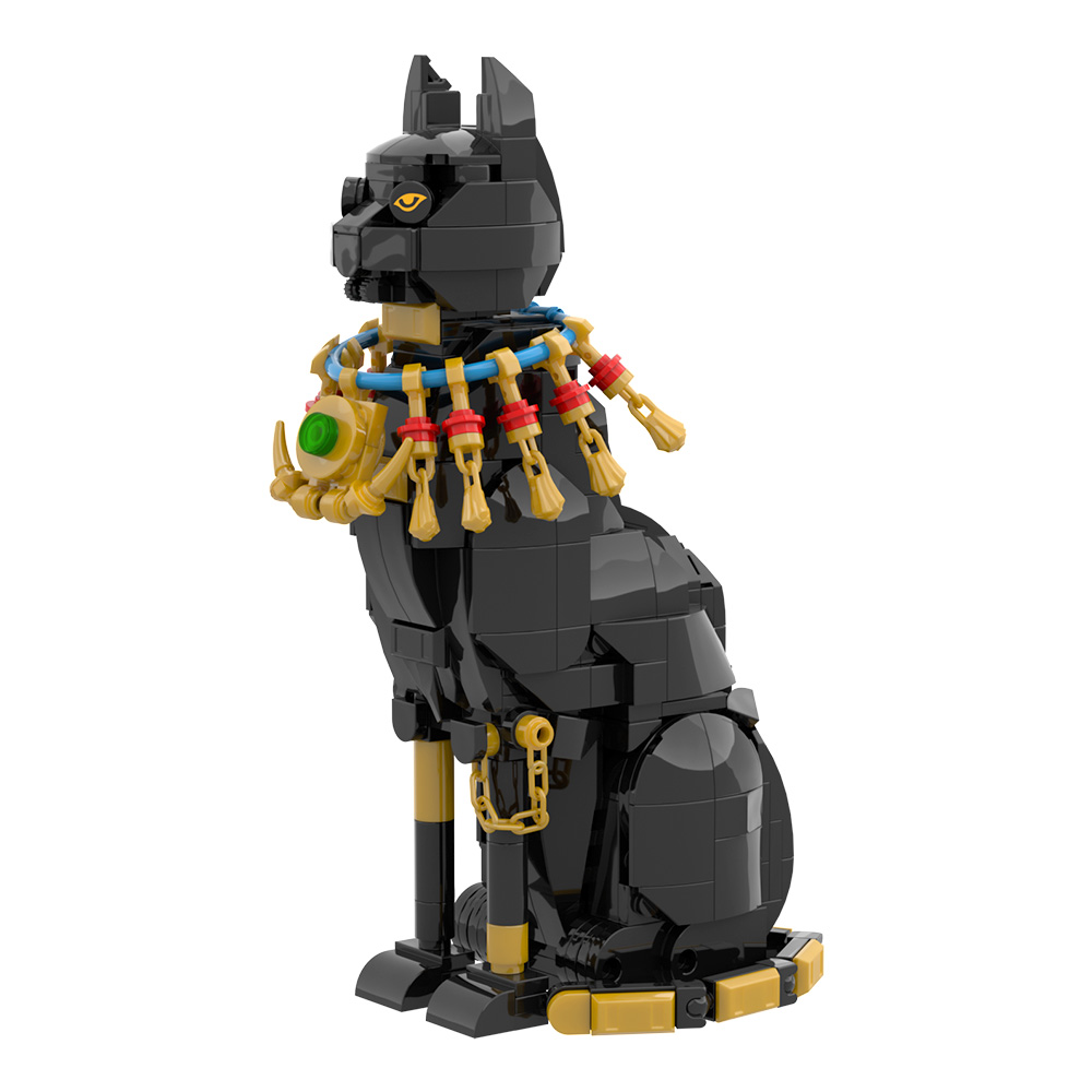 MOC Egypt Cat Building Blocks  - Kids Toys Egypt review and price