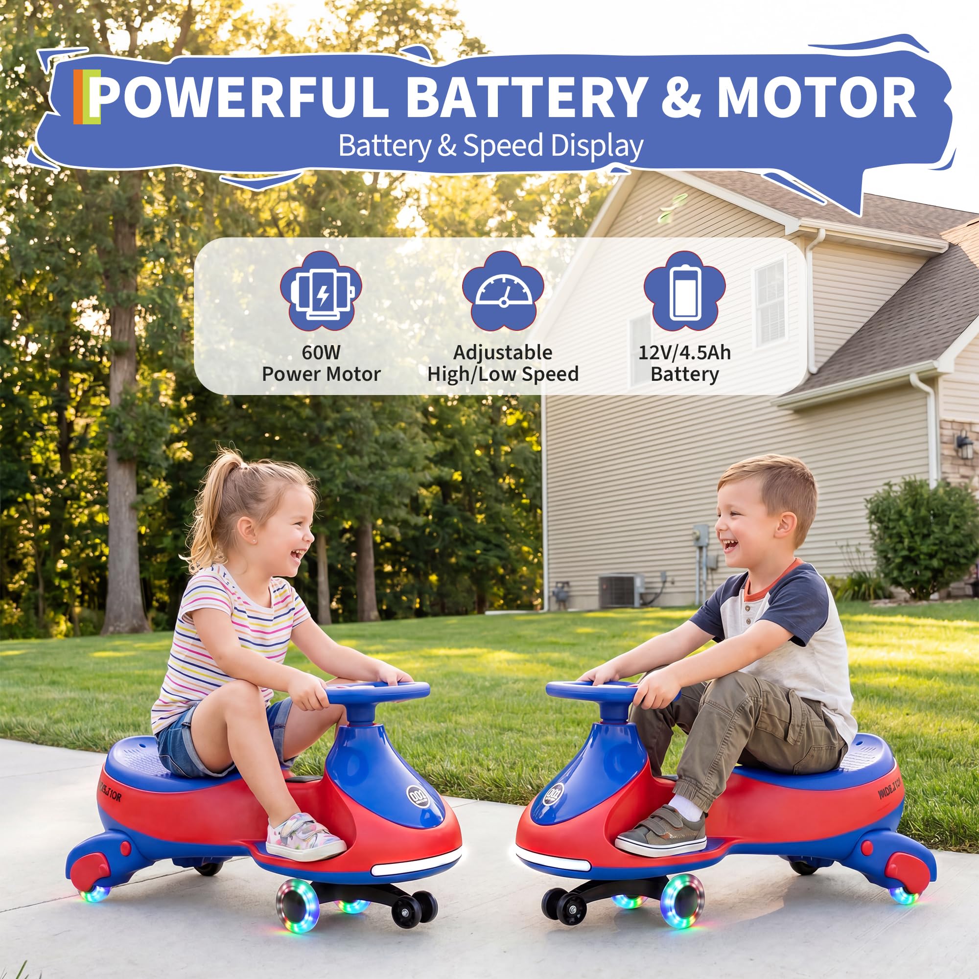 12V Electric Wiggle Car Kids W - Kids Toys Electric Car review and price