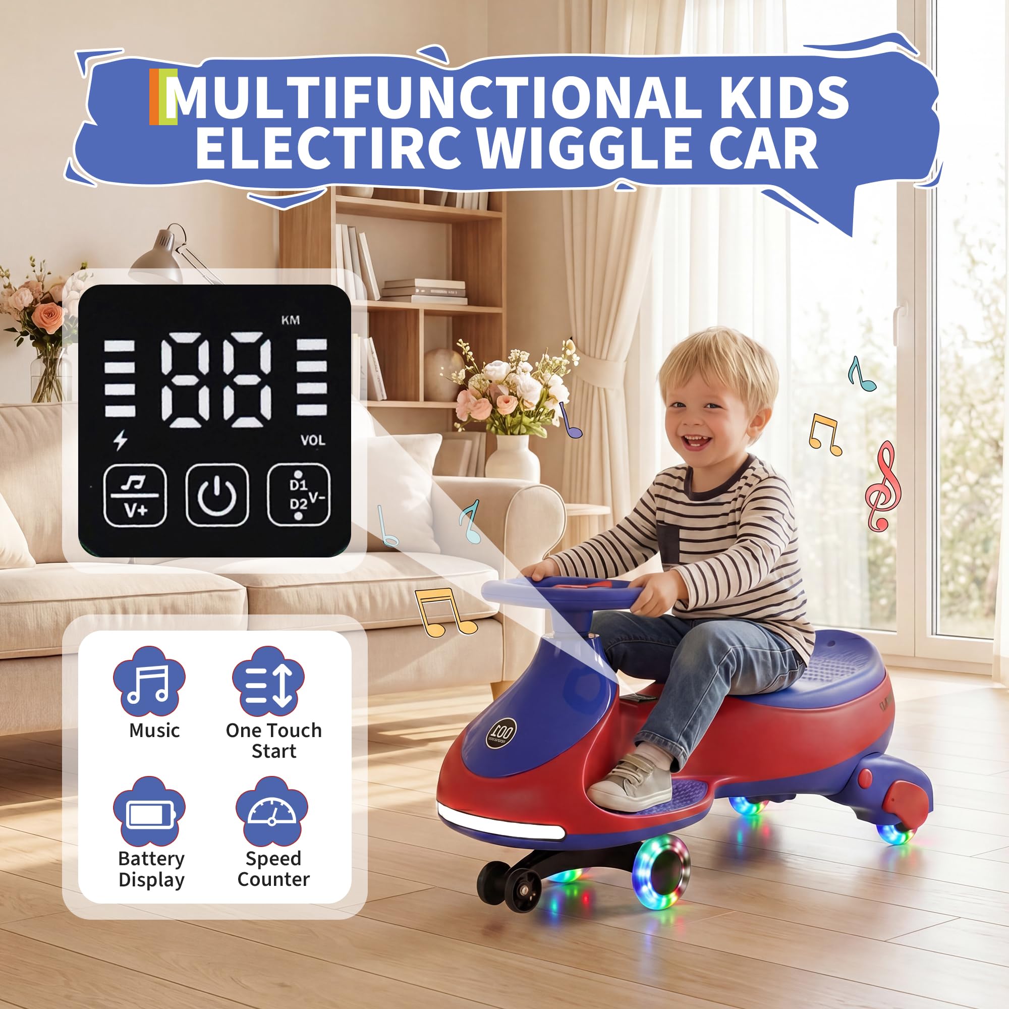 12V Electric Wiggle Car Kids W - Kids Toys Electric Car review and price