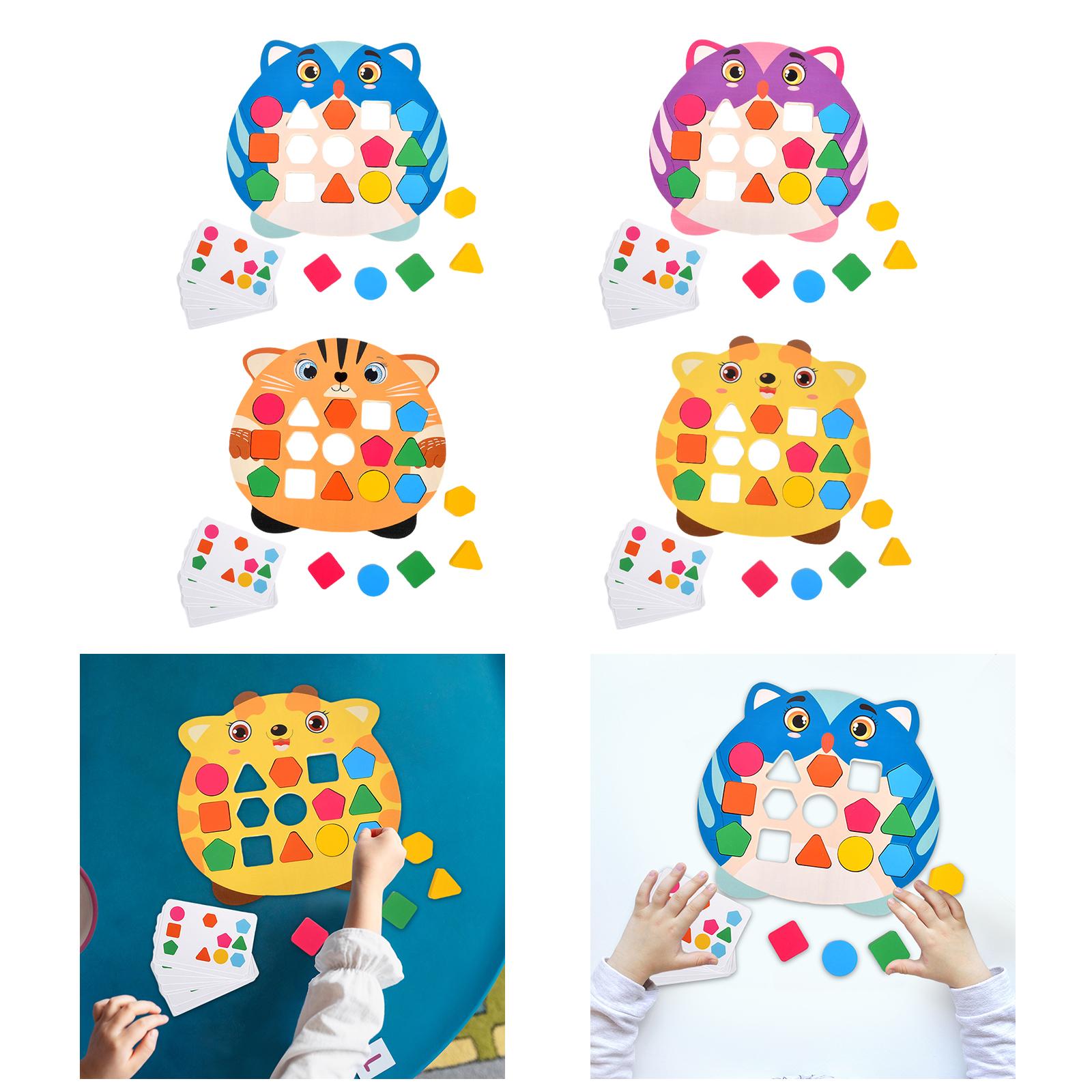 Shape Matching Game Activity T - Kids Toys Under £5 review and price