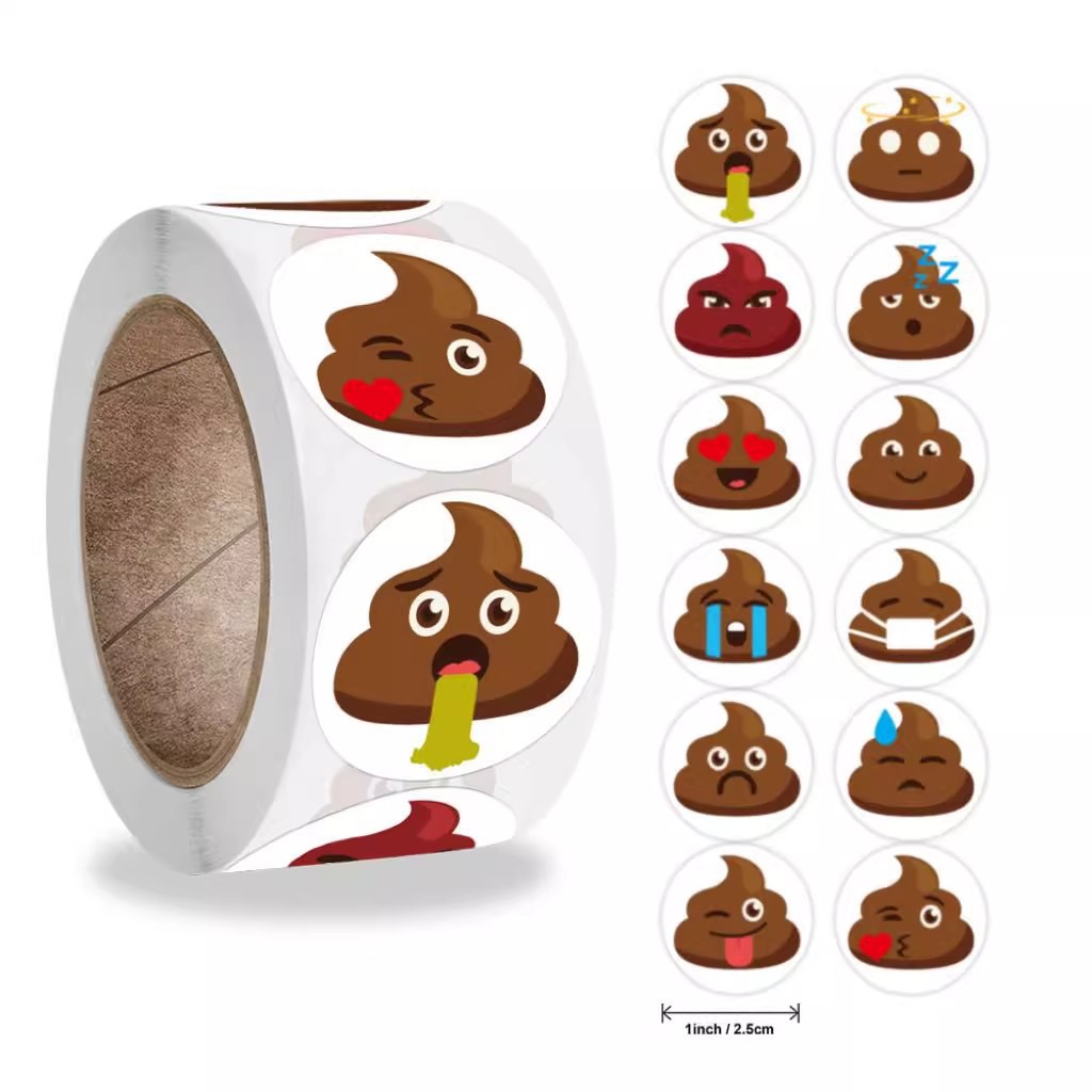 100-500pcs Funny Poop Cartoon  - Kids Toys Laptop review and price
