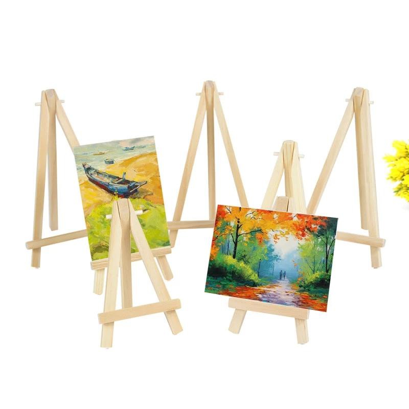 10Pcs Wood Mini Easel Frame Tr - Kids Art Easel review and price