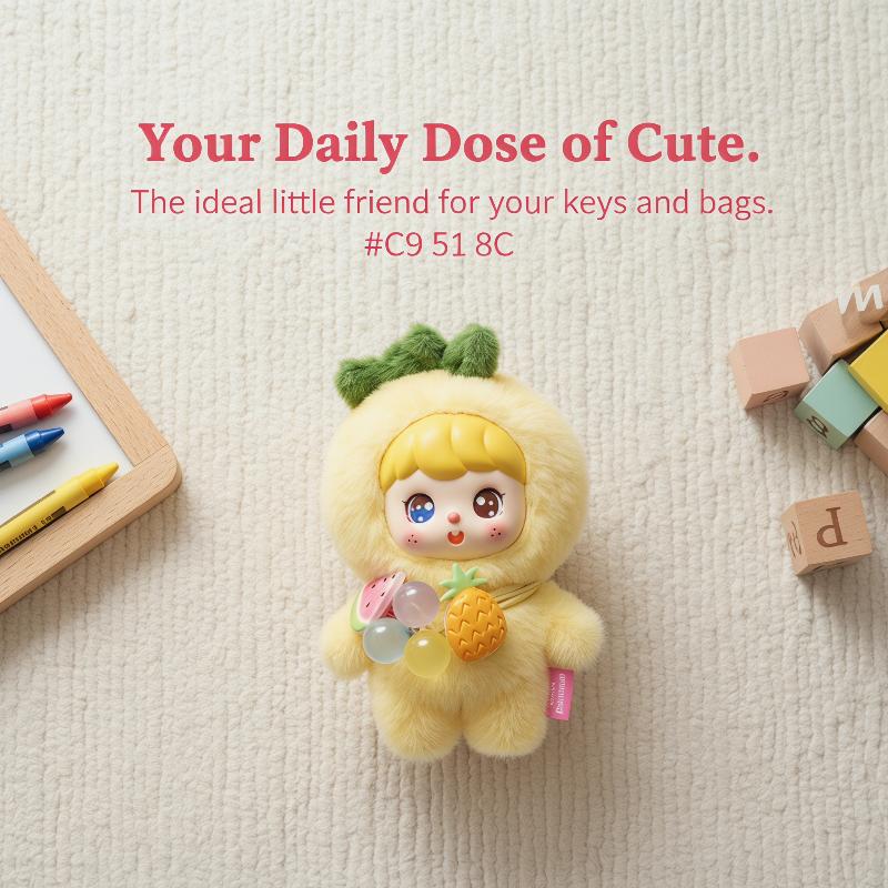 Cute Fruit Plush Doll Keychain - Soft Plush Doll review and price