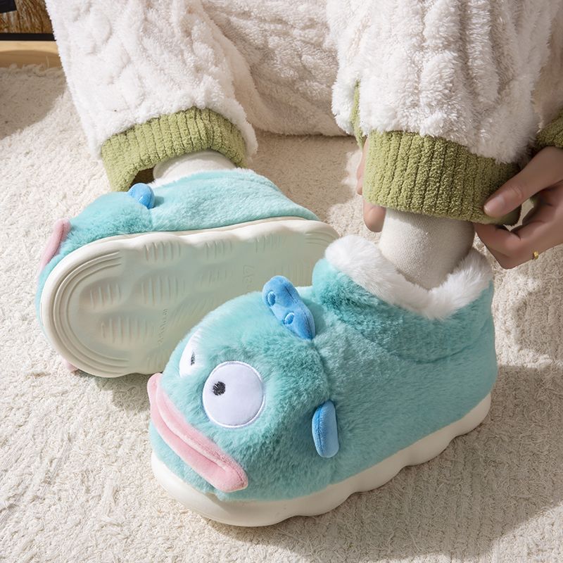 Cartoon Hangyodon Plush Slippe - Soft Plush Doll review and price