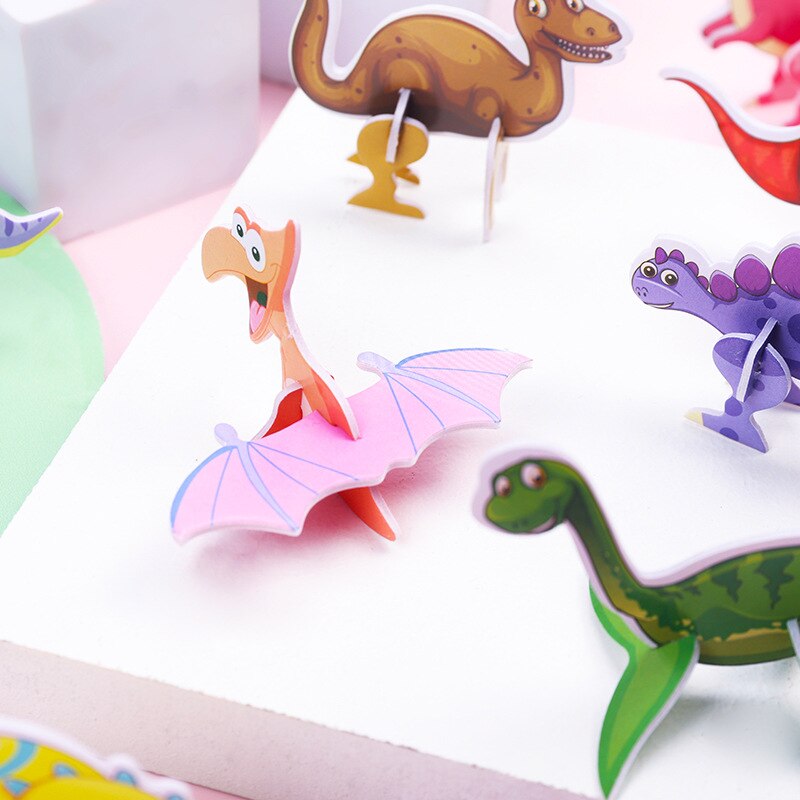 40Pcs Paper Dinosaur 3D Puzzle - Kids Toys Dinosaur review and price