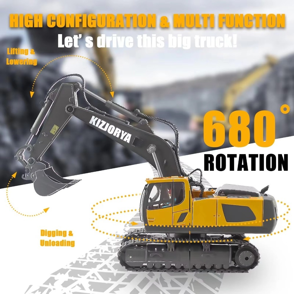 2.4G Remote Control Excavator  - Kids' Toys Channel review and price