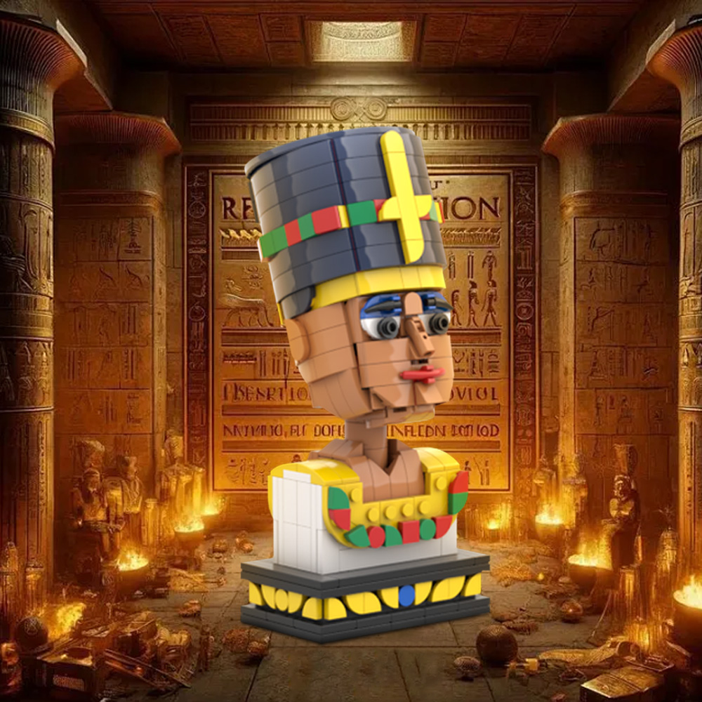 MOC Nefertiti Egypt queen Buil - Kids Toys Egypt review and price