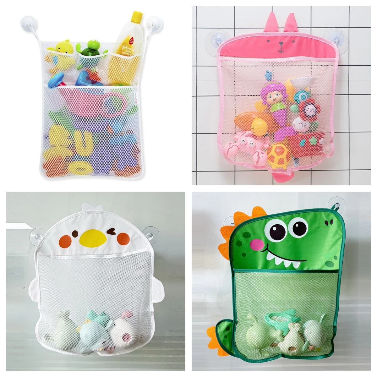 Baby Bathroom Mesh Bag Cartoon - Kids Storage Toys review and price