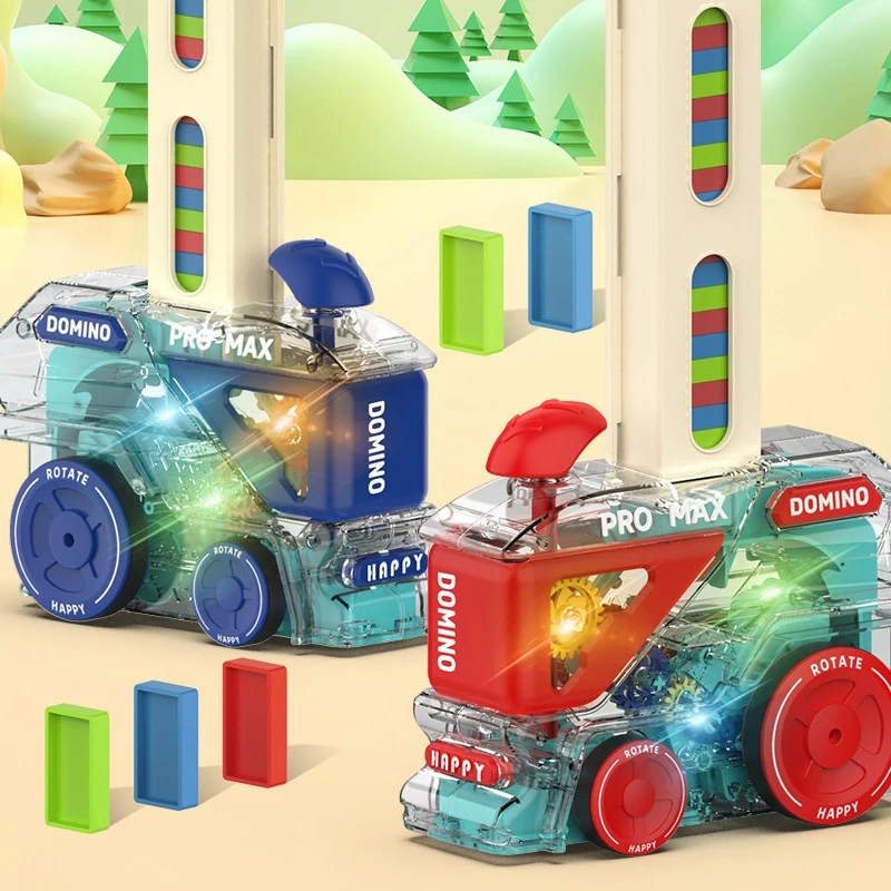 Automatic Laying Domino Train  - Kids Toys Electric Car review and price